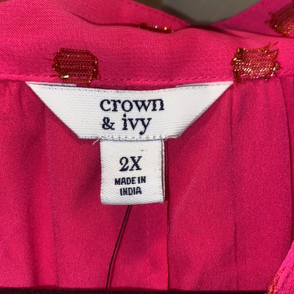 NWTs 2X Crown & Ivy dress - Picture 3 of 10